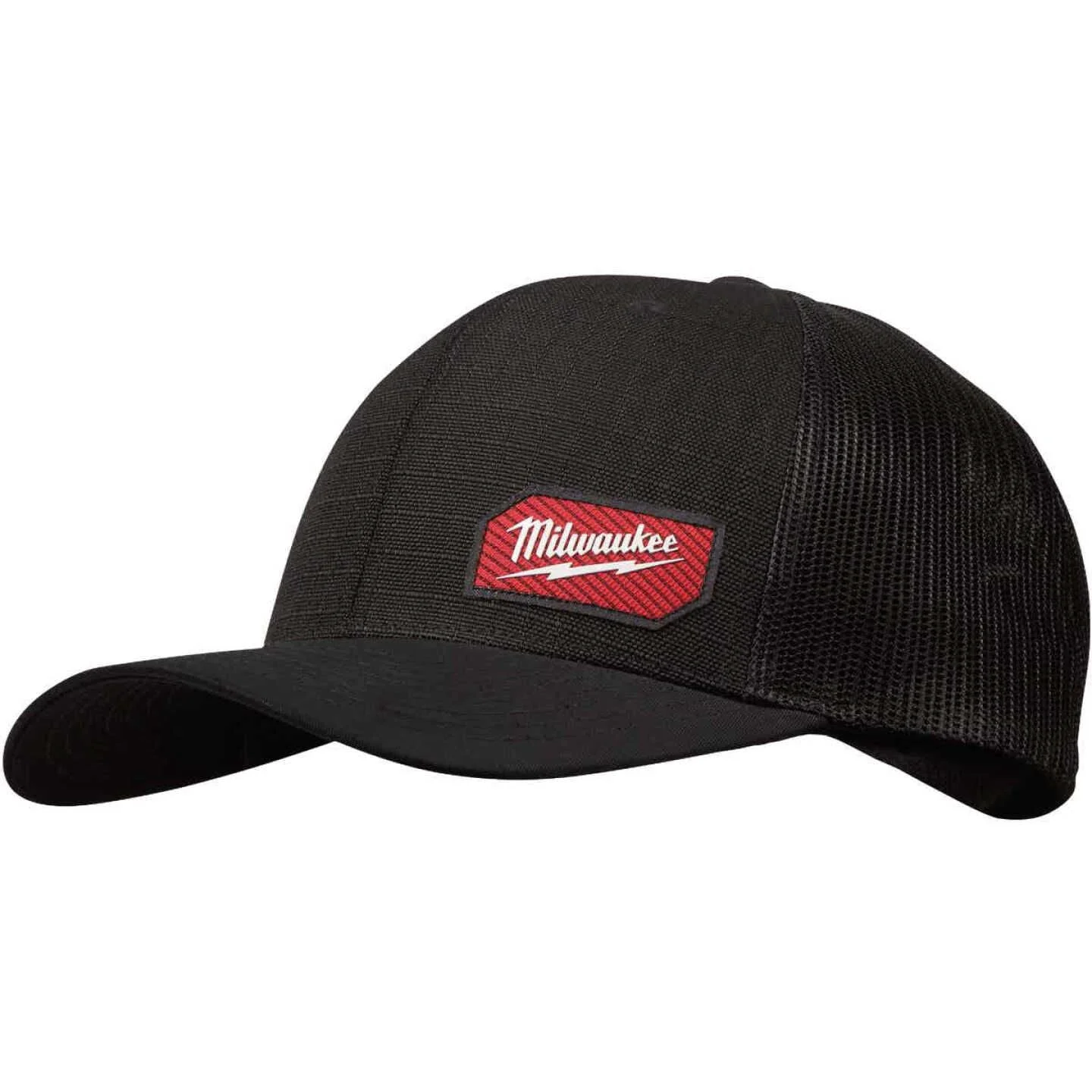 High-Quality Milwaukee GRIDIRON™ Snapback Trucker Hat – Black Enhanced