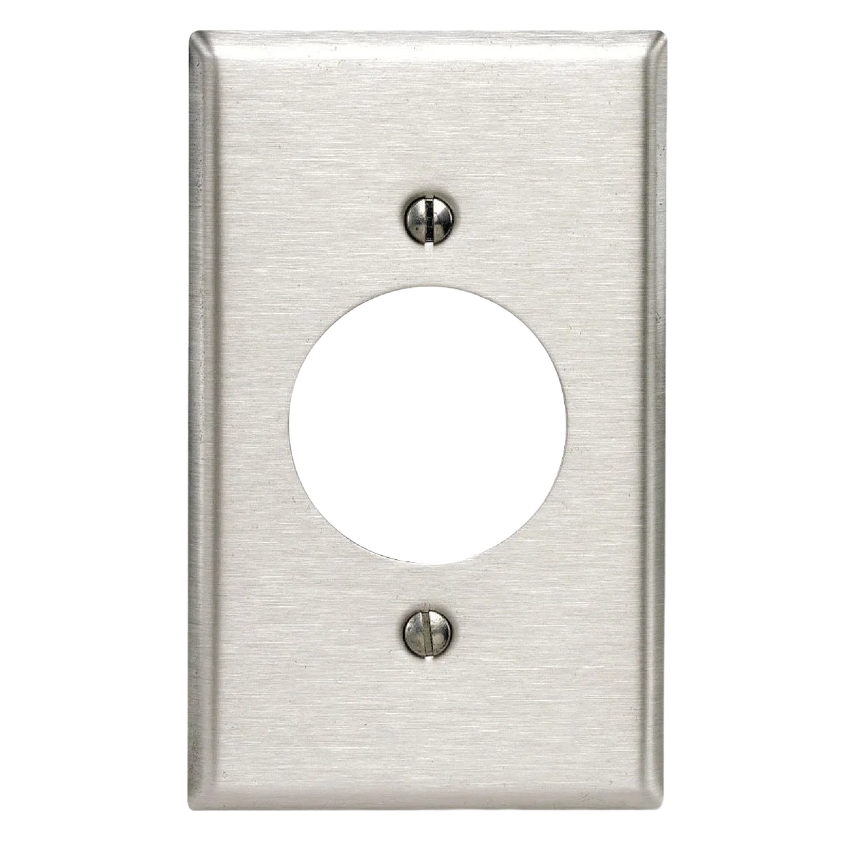 Fine Crafted Leviton 1-Gang Stainless Steel C-Series Opening Outlet Wall Plate Responsible