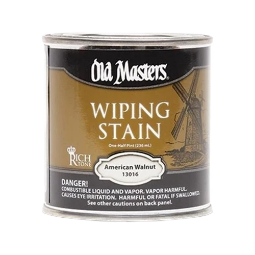 First-Class Old Masters American Walnut Oil Base Wiping Stain 1 2 Pint Specialty