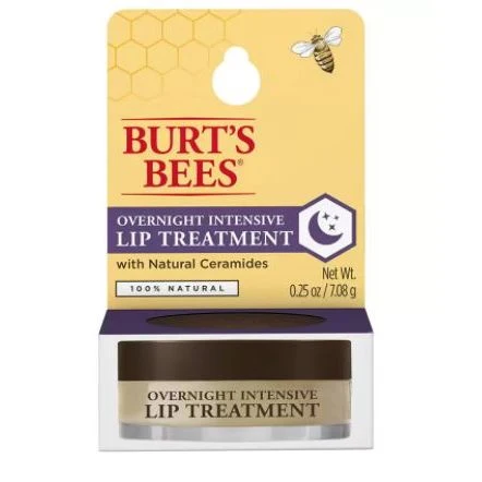 Comfortable Burt’s Bees Overnight Intensive Lip Treatment 0.25 oz. Genuine