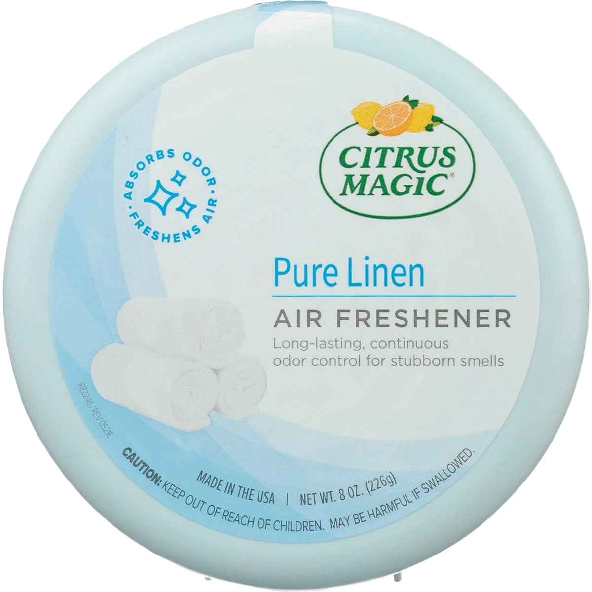 Relaxed Citrus Pure Linen Solid Air Freshener Recyclable