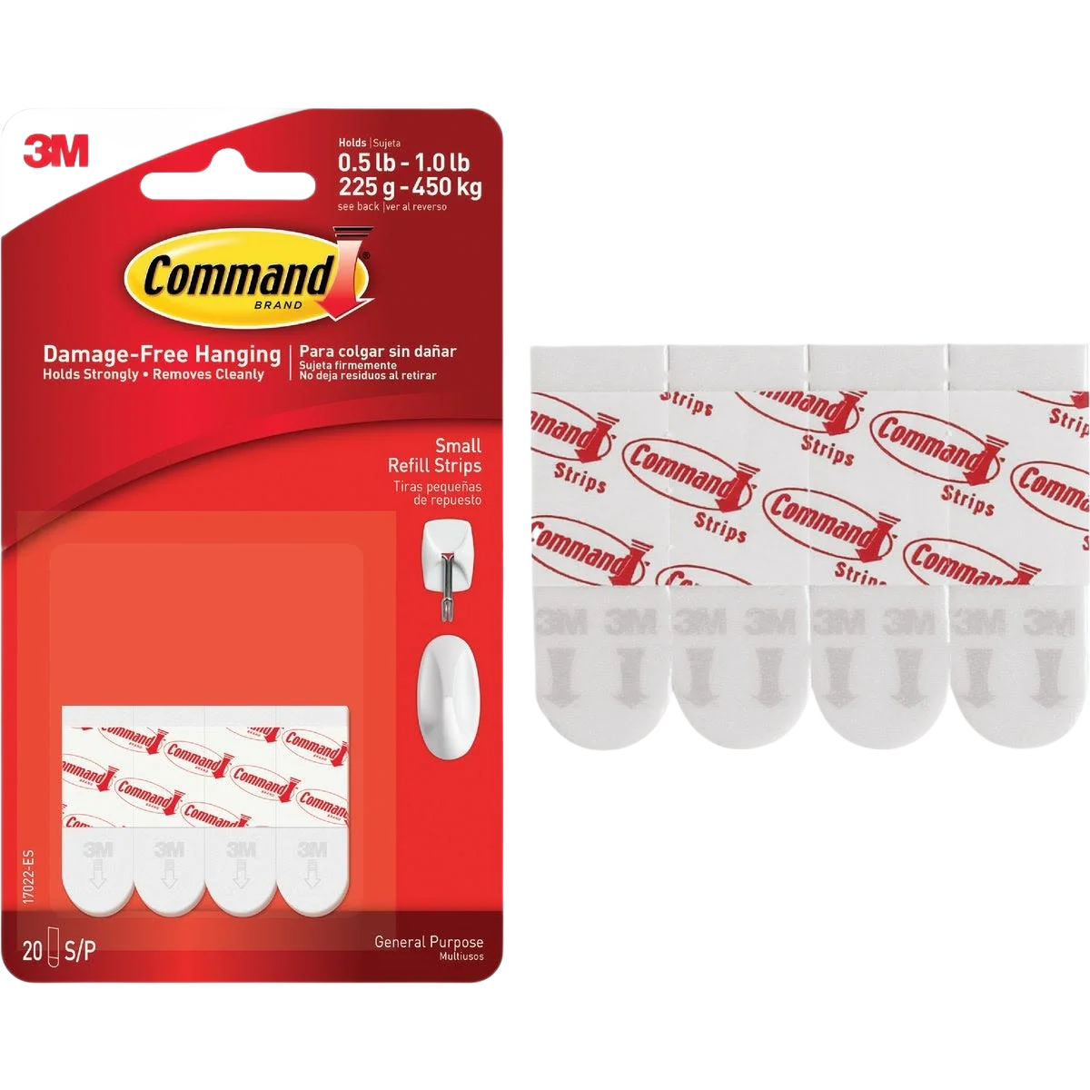 Proven 3M Command Adhesive Hook Mounting Strips 20-Pack Luxury