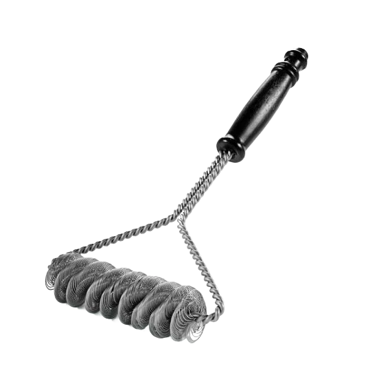 Smart Brushtech Quad Double Helix BBQ Brush 12 in. Safe