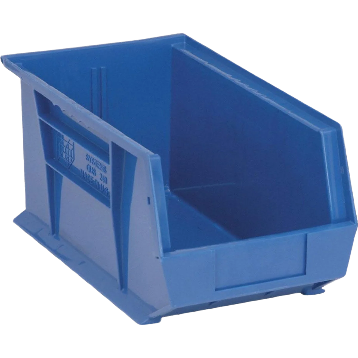 World-Class Quantum Storage Large Blue Storage Parts Bin Genuine