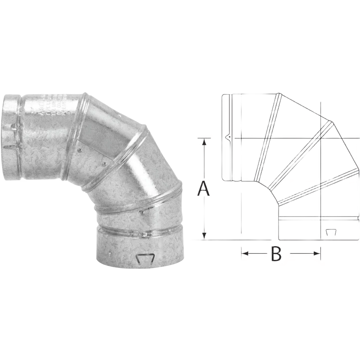 Optimized Selkirk RV 3 90 Deg. Adjustable Elbow Versatile