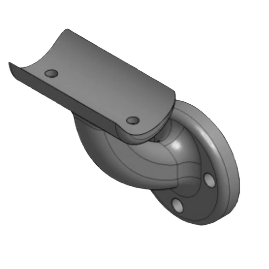 Casual Westbury White Wall Mount for ADA Aluminum Handrail Premium
