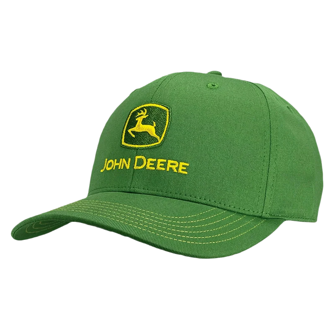 Reusable John Deere Moline 112 Green Woven Twill Hat Pure