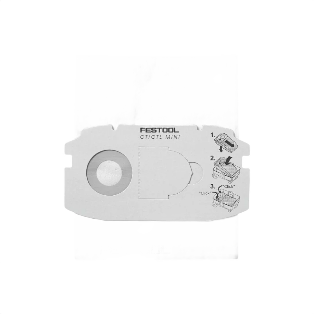 Detailed Festool 498410 CT MINI Self Cleaning Filter Bags 5-Count Fashionable