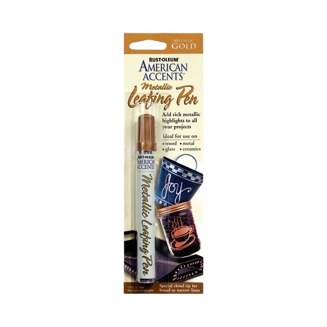 Professional Rust-Oleum Chisel Tip Leafing Pen Gold Premium Material