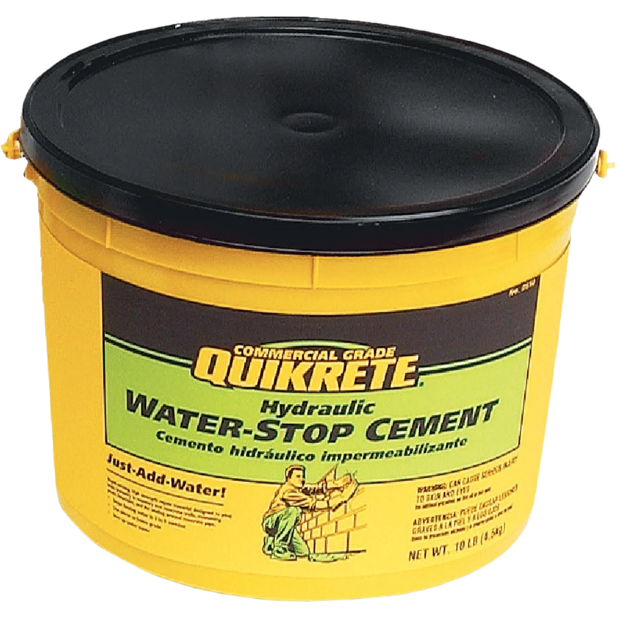 Authentic Quikrete Hydraulic Water-Stop Cement 10 lb. Pail Practical