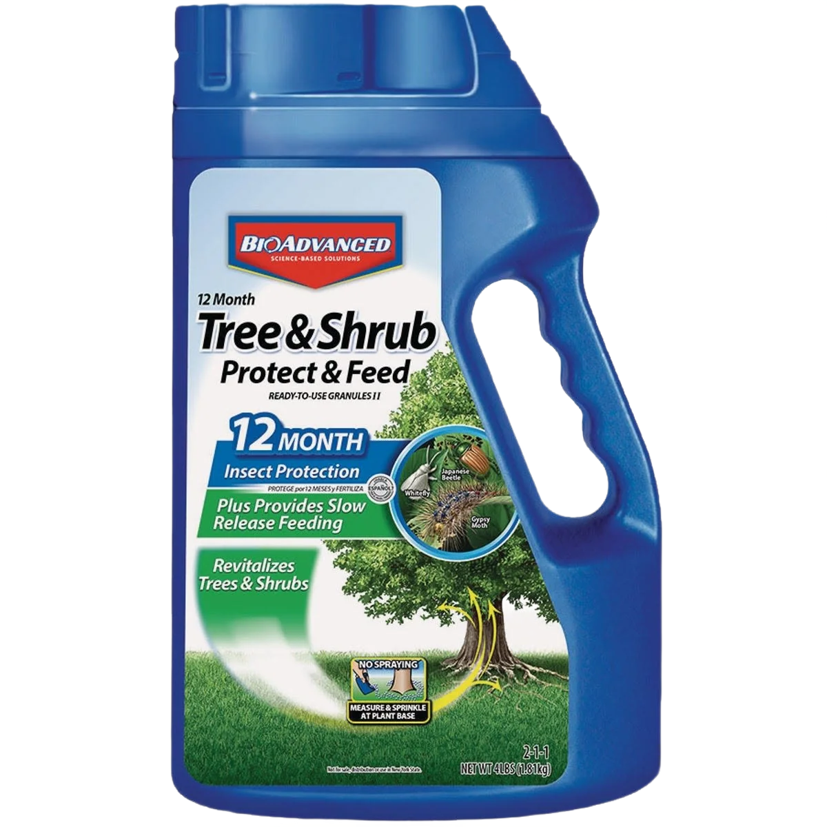 Smooth BioAdvanced Tree Shrub Protect Feed Insect Killer Granules 4 lb. Exceptional