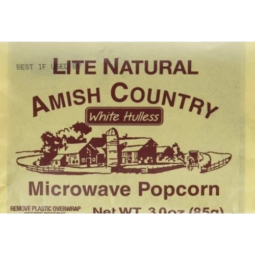 Consistent Amish Country Popcorn Lite Natural Microwave Popcorn Individual Pack