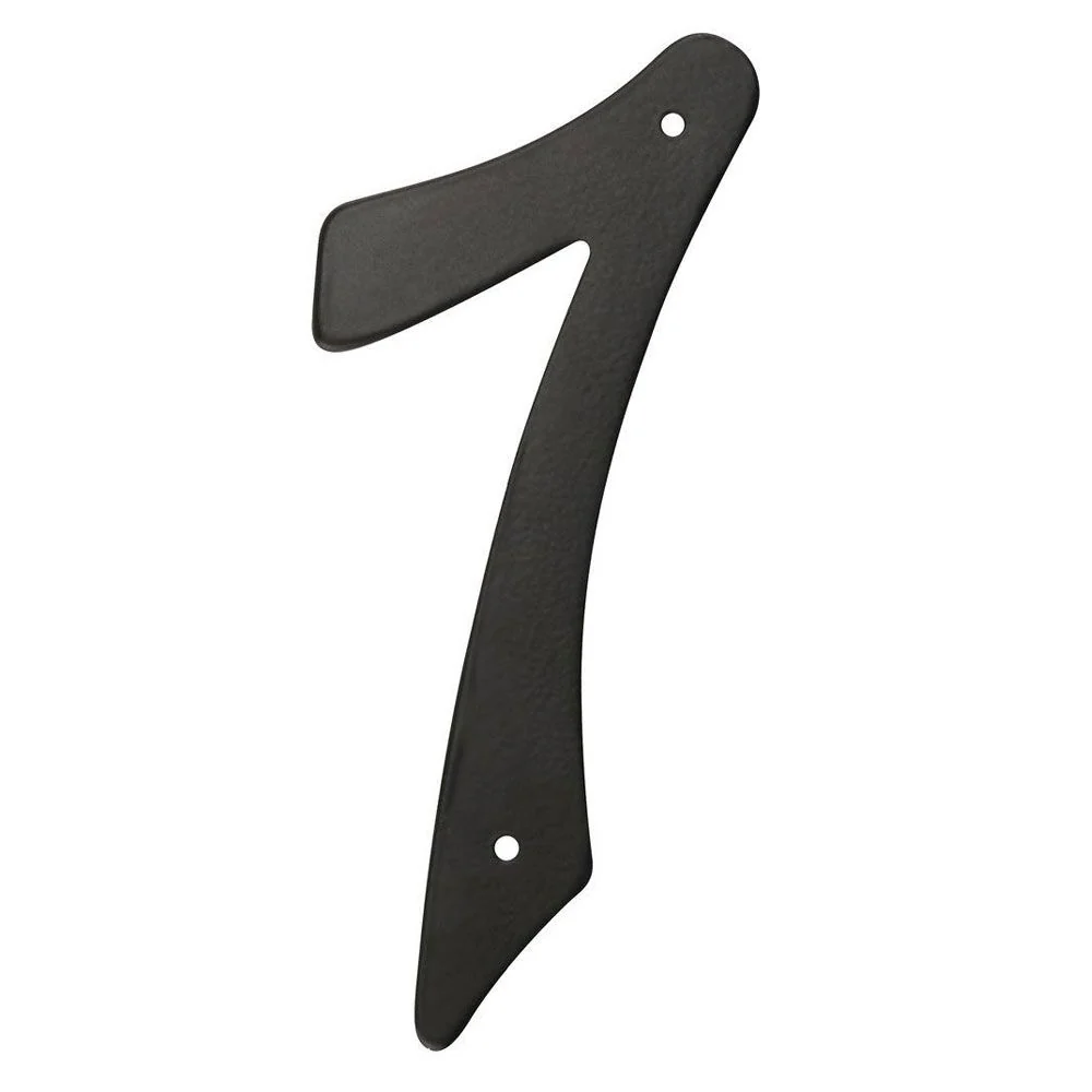 Genuine Hillman 4-In. Nail On Aluminum House Number 7 Smooth
