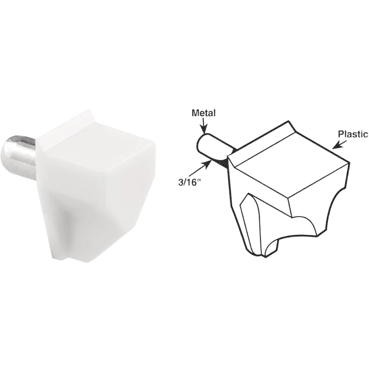 Pure Prime-Line 5mm Plastic with Steel Shelf Support Next-Generation