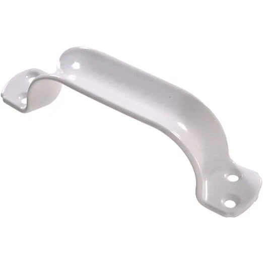 Fashionable Hillman White Vinyl Heavy Duty Door Pull 7 in. Luxury