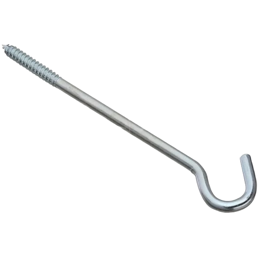 Official National Hardware 3 8 x 10 Steel Screw Hook World-Class