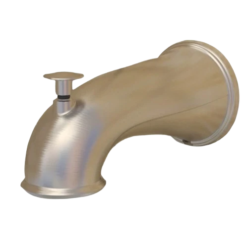Certified Danco 6 Decorative Tub Spout with Diverter in Brushed Nickel Excellent