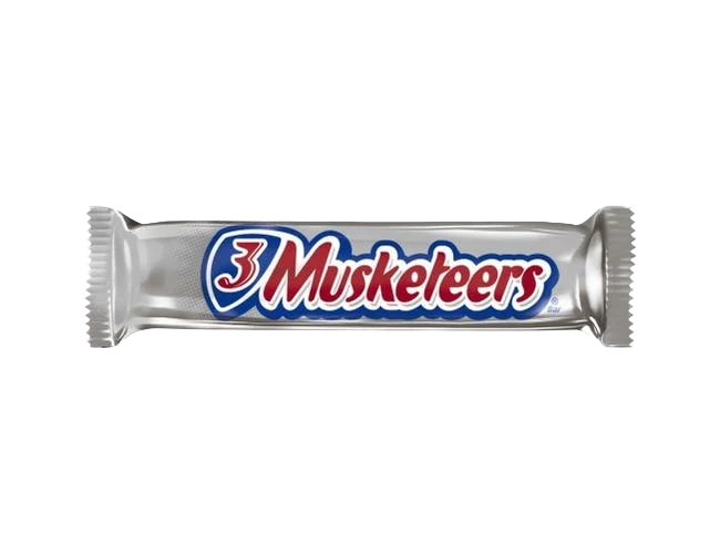 High-Grade 3 Musketeers Candy Bar 1.92 oz. Secure
