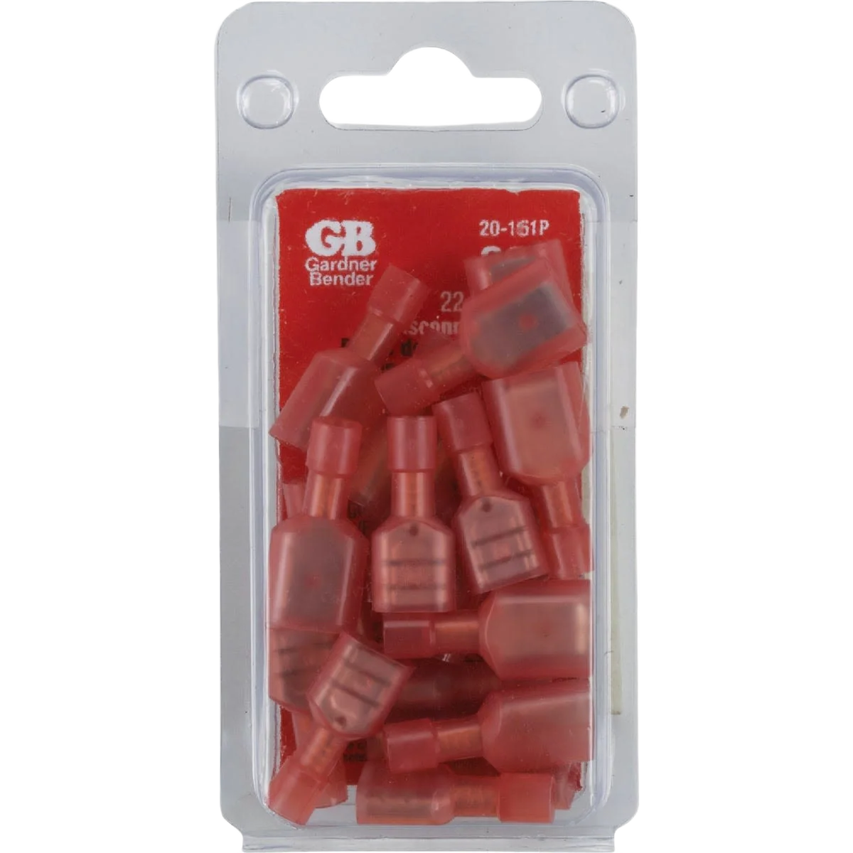 Elite Gardner Bender 22 to 16 AWG Fully-Insulated Male Female Red Bullet Connector Pair 10-Pack Environmentally Friendly