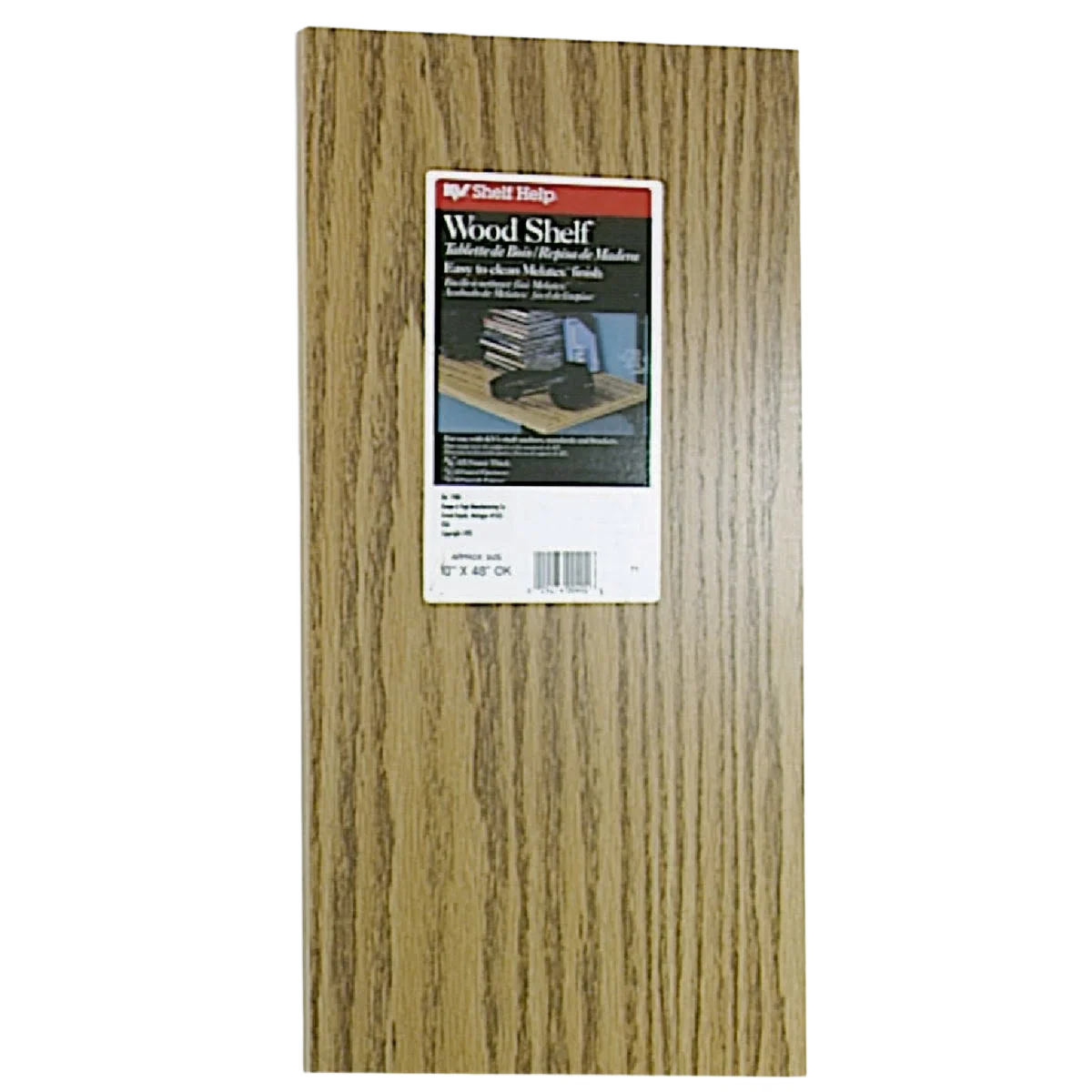 Smooth Knape Vogt Oak All-Purpose Shelf 10 In. x 48 In. Smart