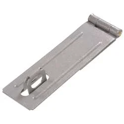 Sophisticated Hillman 3-1 2 in. Fixed Staple Safety Hasps Galvanized Finish Crafted