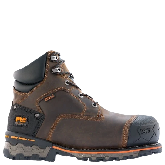 Fast Timberland Men’s Boondock Brown Distressed Toe Waterproof Boots Size 10.5M Outstanding