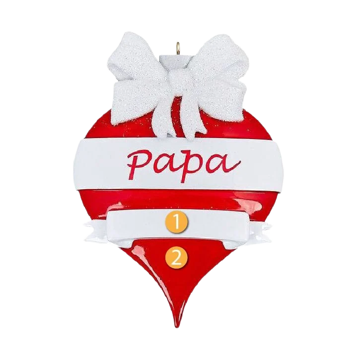 Dependable Rudolph Me Personalized Papa Ornament Trusted