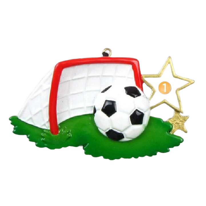 Long-Lasting PolarX Personalized Soccer Ball and Net Ornament High-Grade