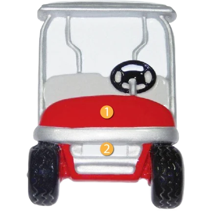 Comfortable Rudolph Me Personalized Golf Cart Ornament Optimized