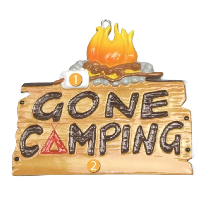 Trusted PolarX Personalized Gone Camping Ornament High-End