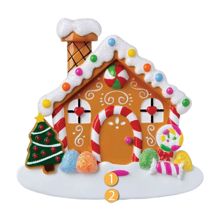 Responsible PolarX Personalized Gingerbread House Ornament Fine