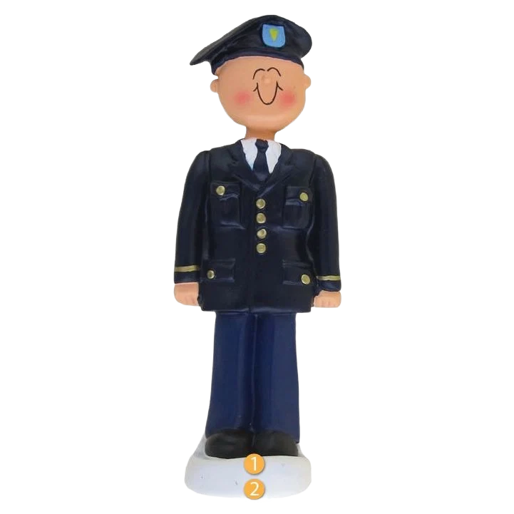 Convenient Ornament Central Personalized Male in Armed Forces Army Ornament Contemporary