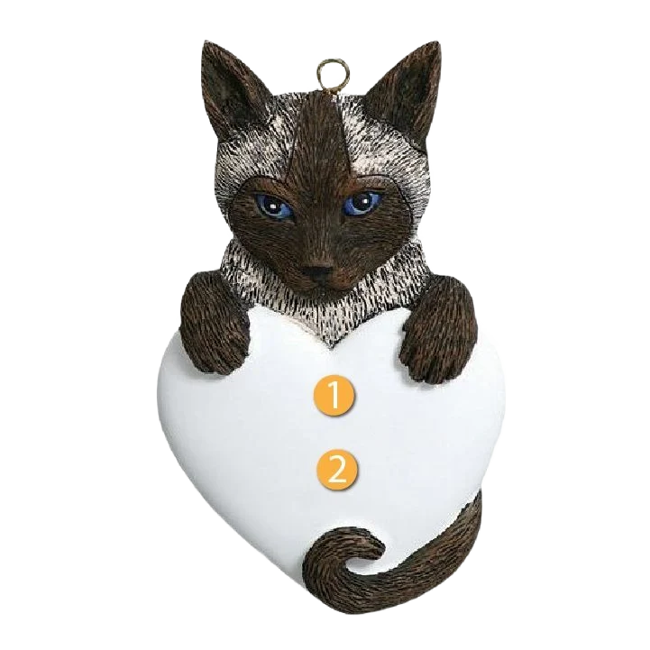 Convenient Rudolph Me Personalized Siamese Cat Ornament Efficient