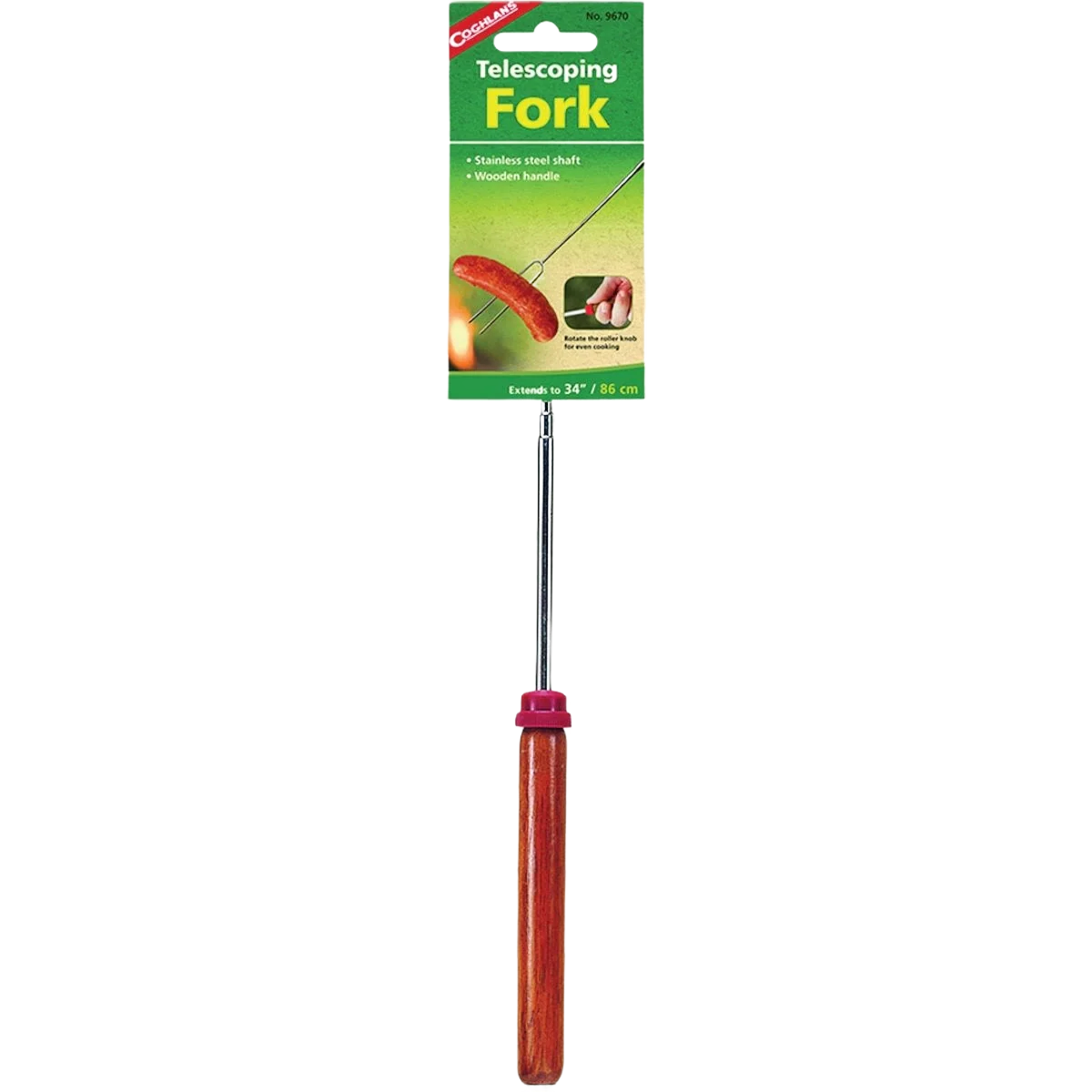 Trusted Coghlans Big Hot Dog Stick Fork Reliable