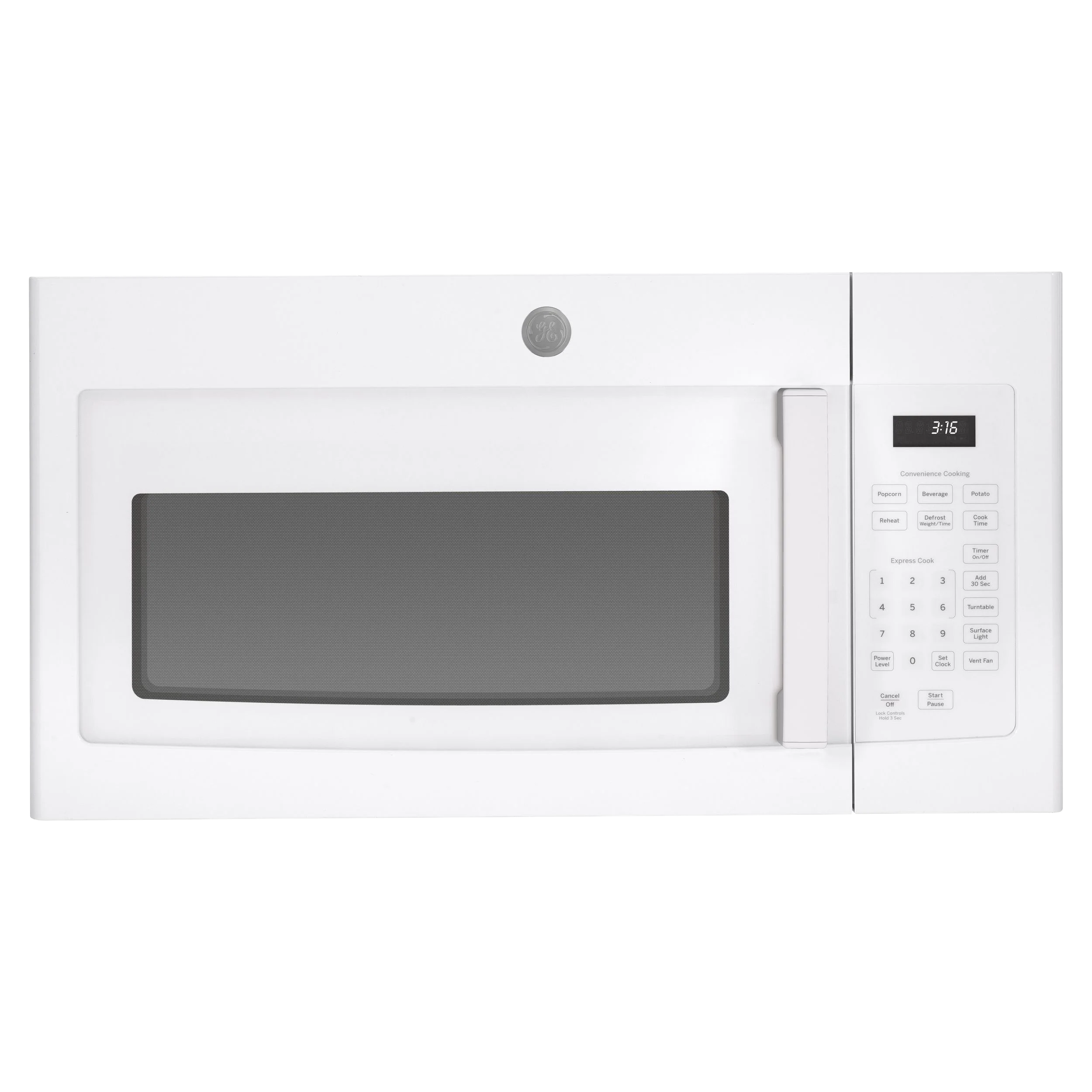 Durable GE® 1.6 Cu. Ft. Over-the-Range Microwave Oven Recyclable