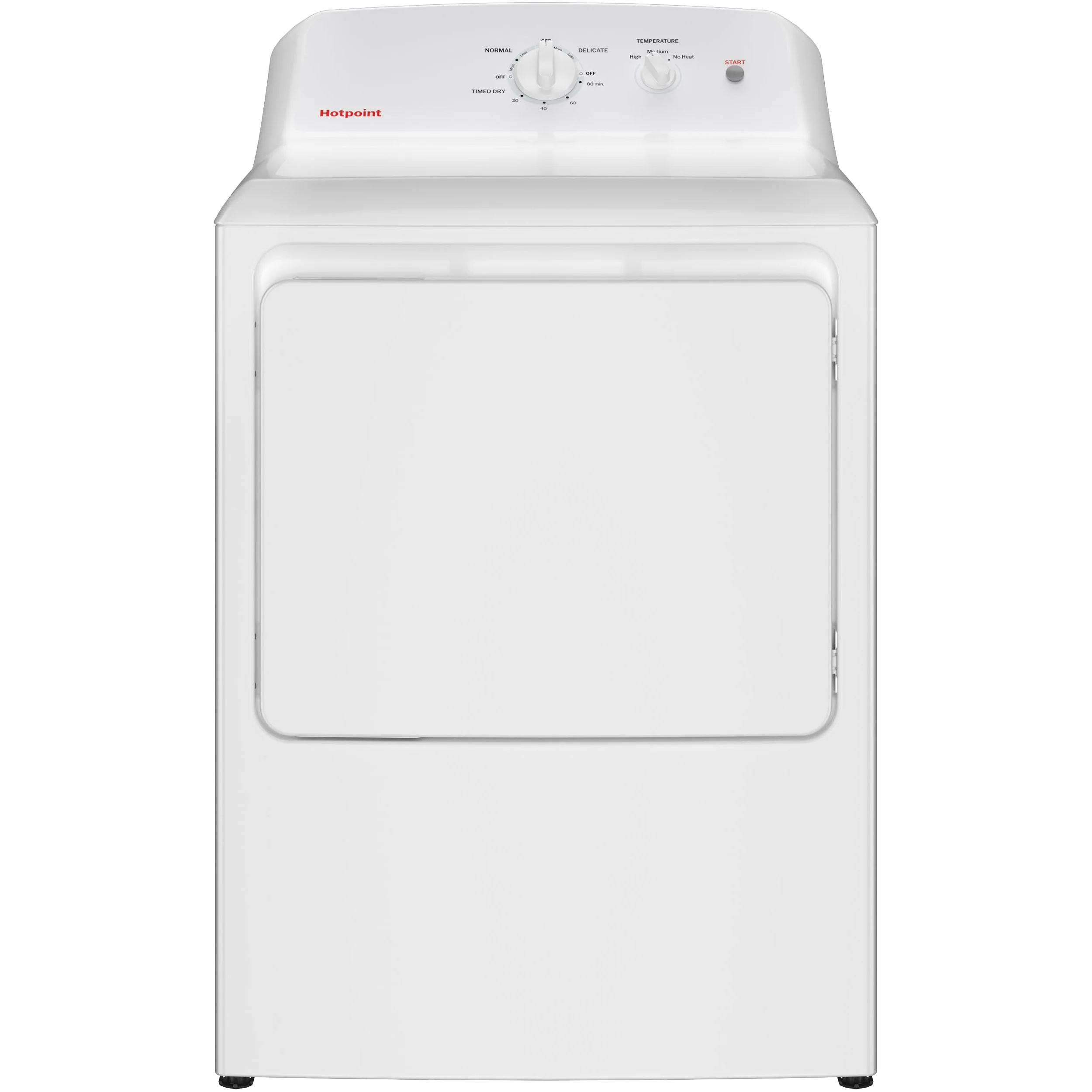 Relaxed Hotpoint® 6.2 cu. ft. Capacity Electric Dryer with Up To 120 ft. Venting and Shallow Depth Recyclable