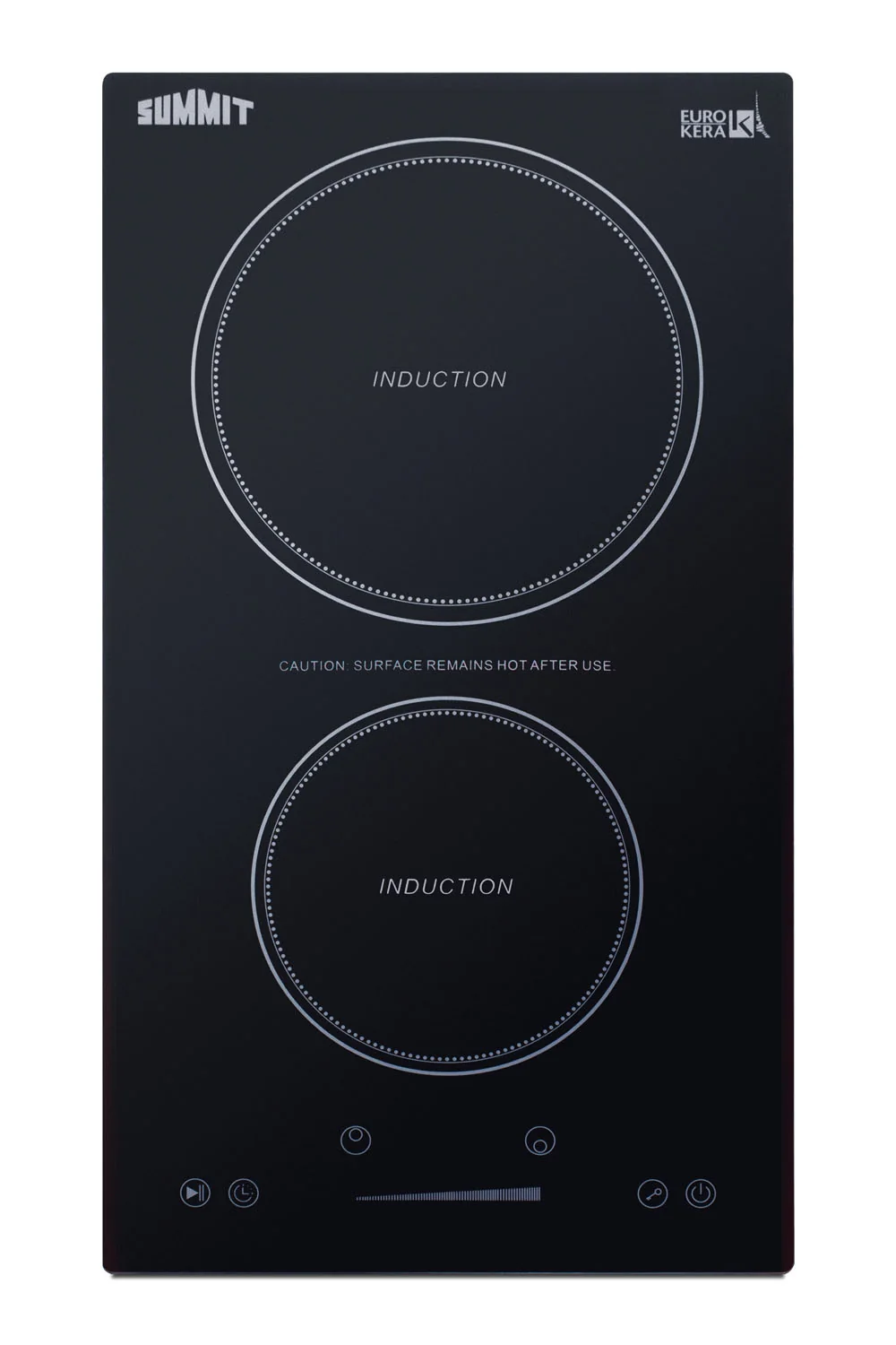 Crafted 12 Wide 115V 2-Zone Induction Cooktop Cord Included High-Performance