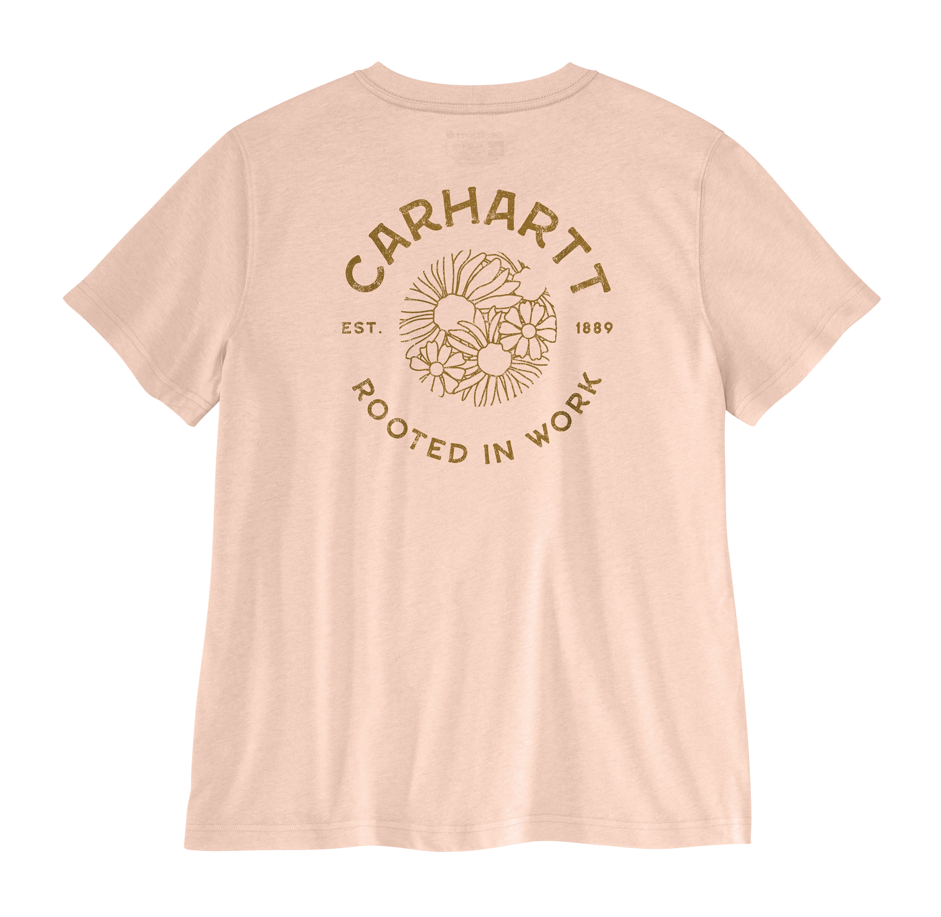 Functional Carhartt Women’s TENCEL Fiber Series Loose Floral T-Shirt Original Design