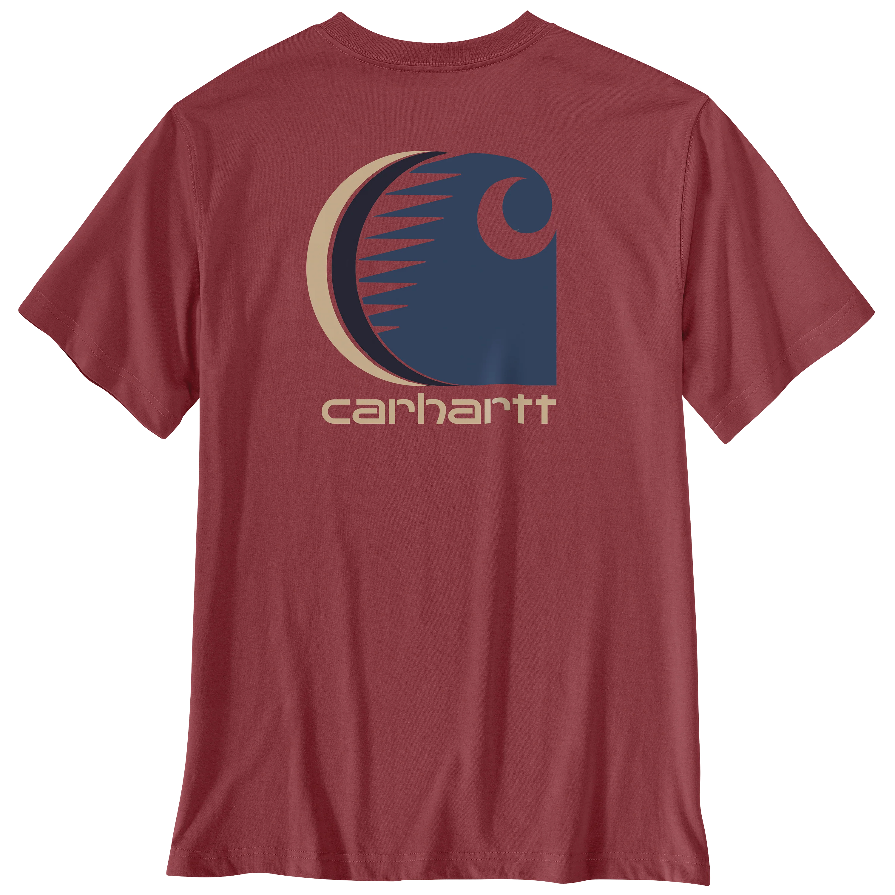 Lightweight Carhartt Men’s Irvine Relaxed C Logo T-Shirt Stylish
