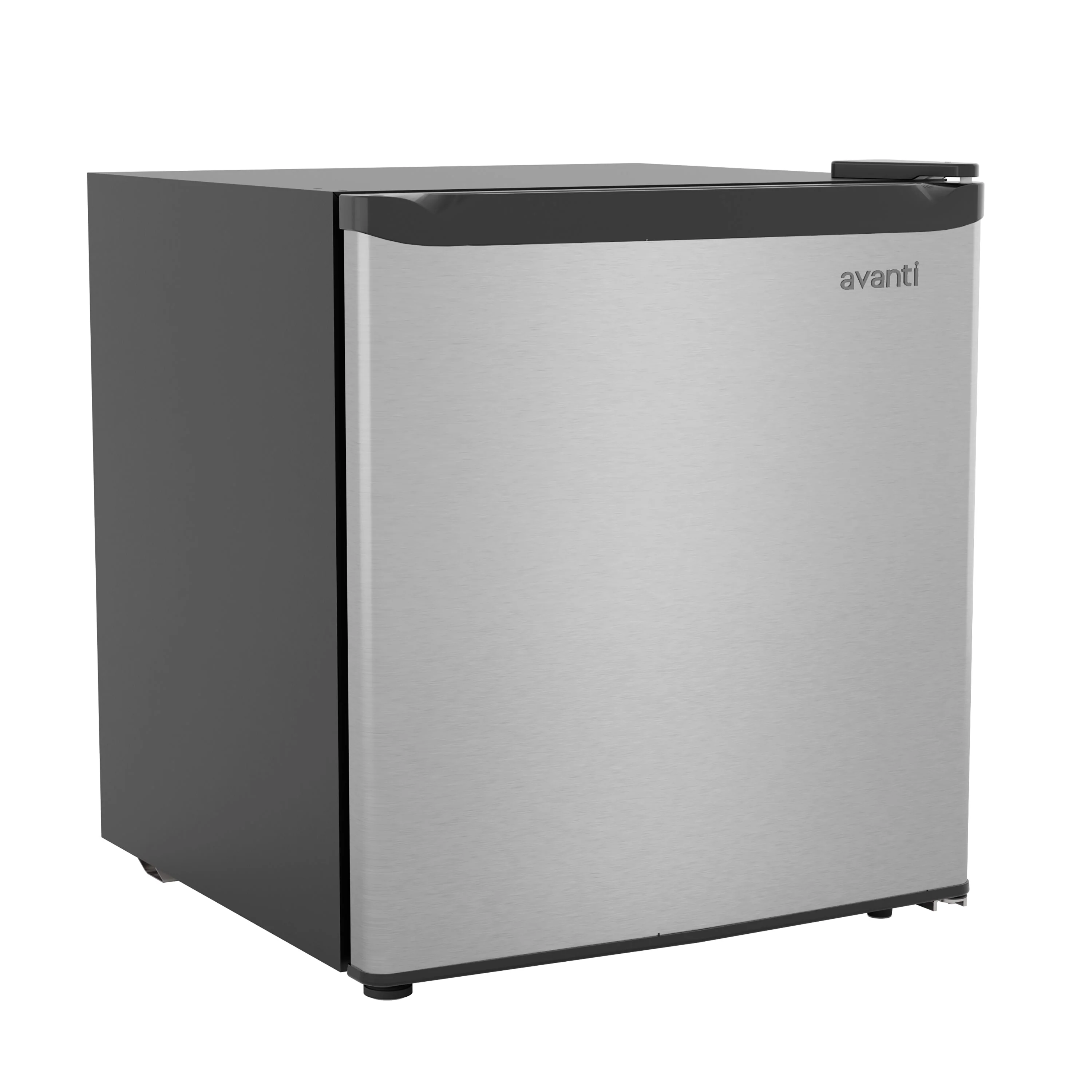 Minimalist Avanti 1.6 Cu. Ft. Compact Refrigerator with Auto-Defrost – Stainless Steel Elite