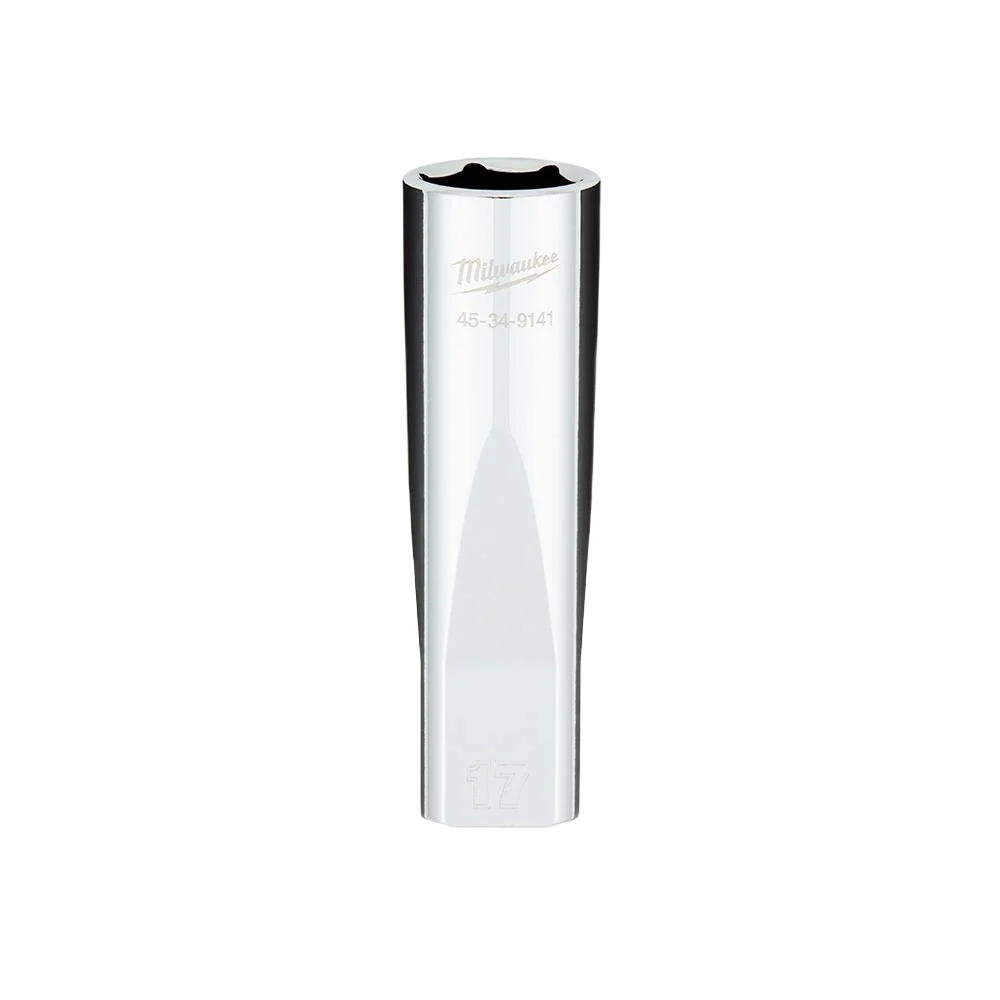 Reliable Milwaukee 1 2 Drive 17-mm Deep Socket w FOUR FLAT™ Sides Eco-Friendly