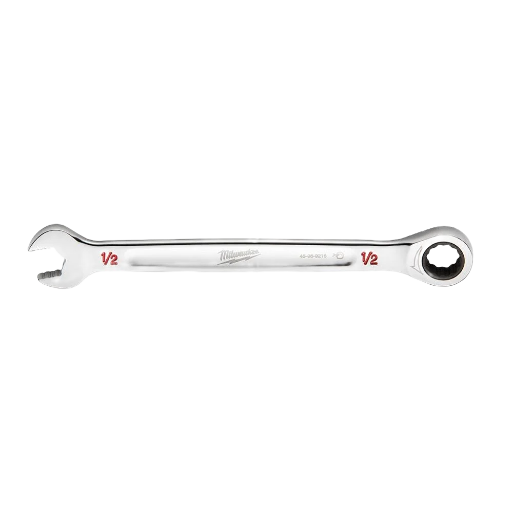 Green Milwaukee 1 2 SAE Ratcheting Combination Wrench Prestigious