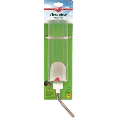 Exceptional Kaytee Clear Water Bottle 16 oz. Traditional