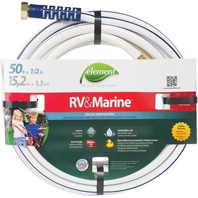 Modern Element RV Marine 1 2 Dia. x 50′ L. Drinking Water Safe Hose Consistent