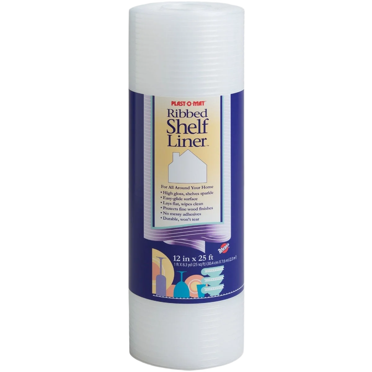 High-End Plast-O-Mat Ribbed Nonadhesive Shelf Liner Next-Generation