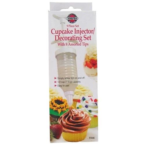 Sophisticated Norpro Cupcake Injector Decorating Set Unique