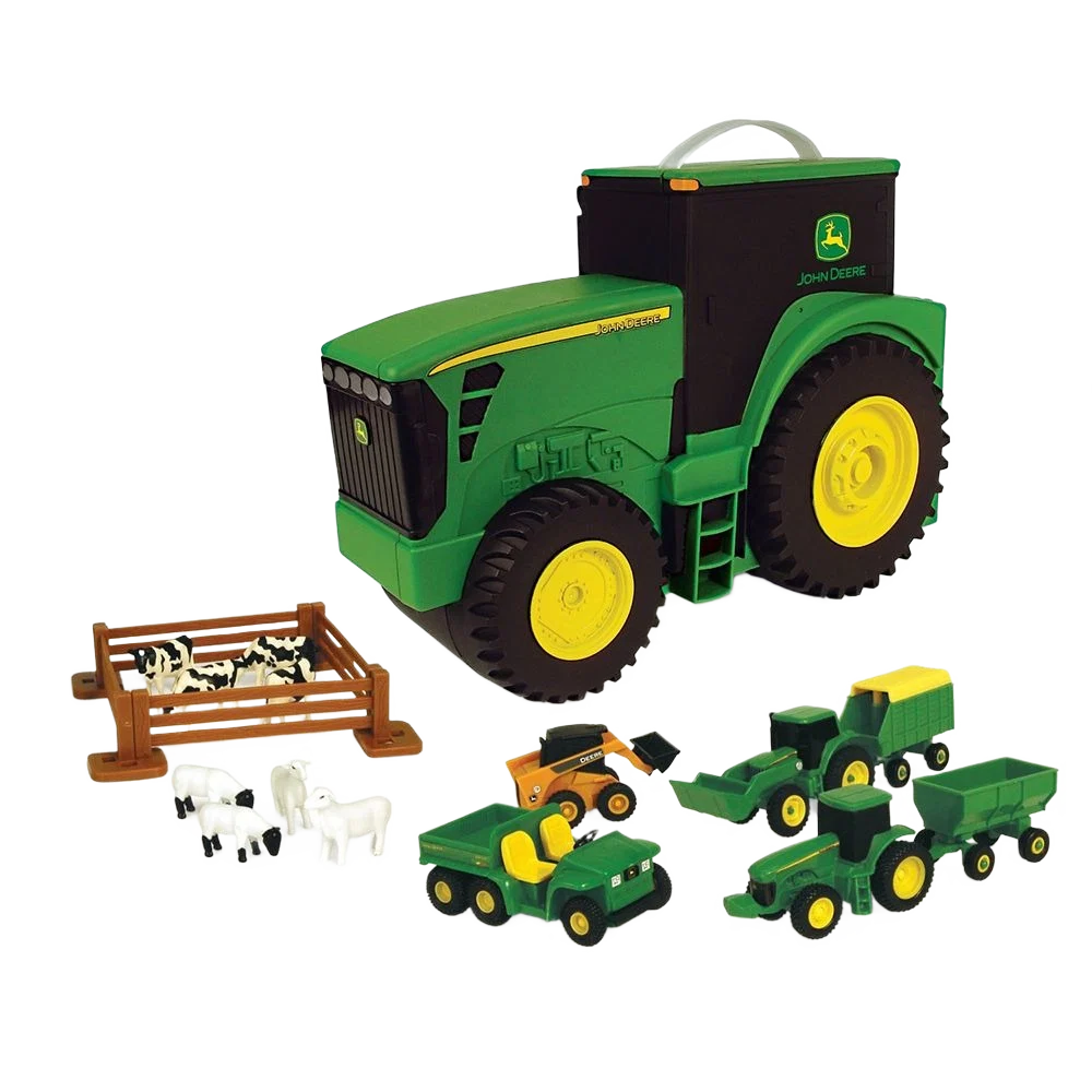 Genuine Ertl John Deere Carry Case Value Set Clean