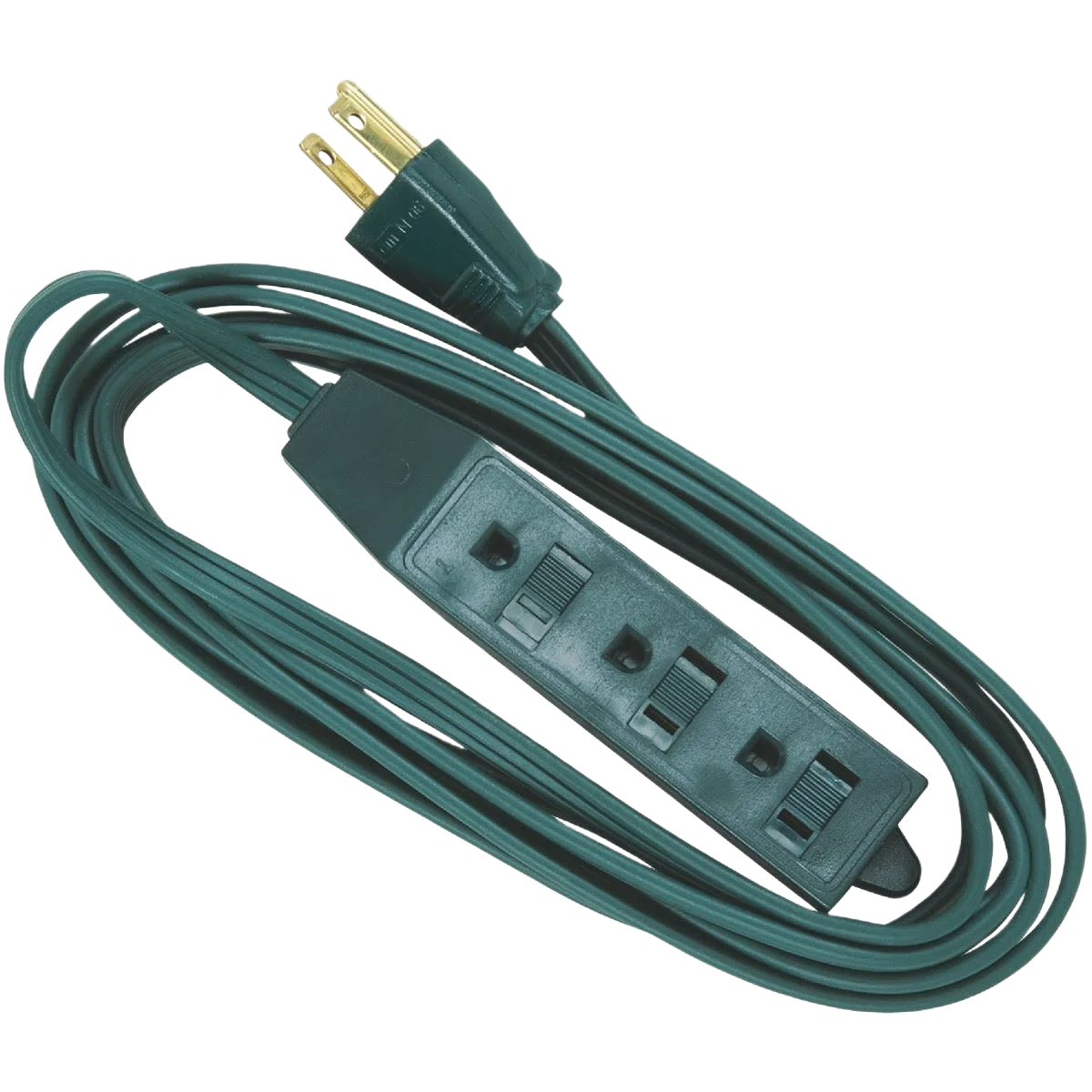 Long-Lasting Do it Green 16 3 Interior Extension Cord with Powerblock 9 ft. Prestigious