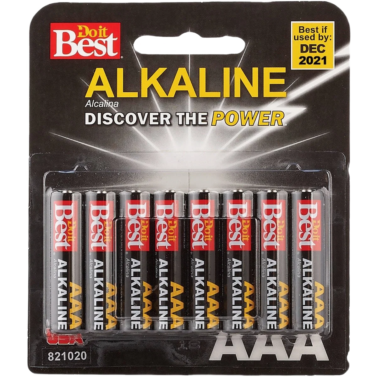 Smooth Do it AAA Alkaline Battery 8-Pack Modern