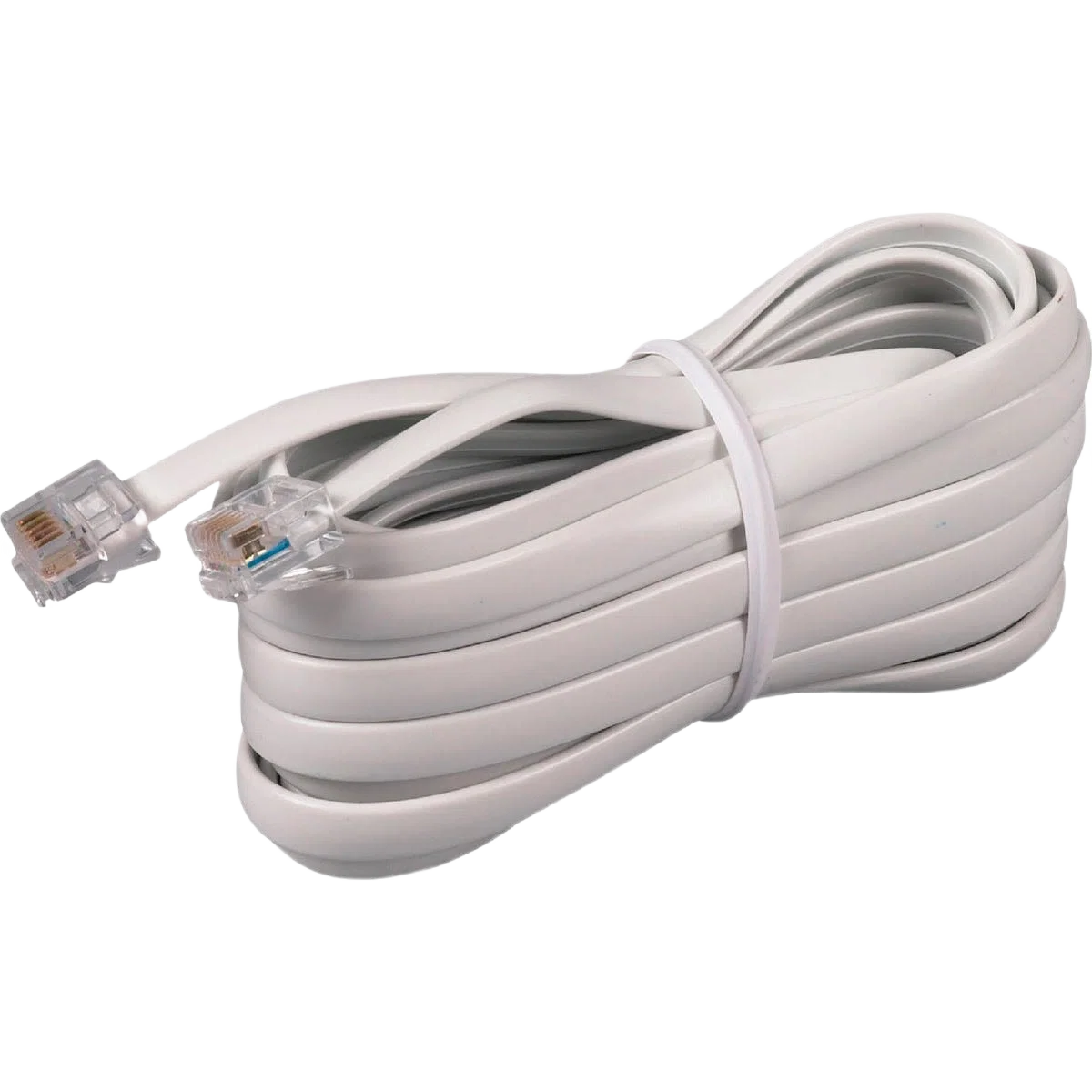 Premium RCA 15 Ft. White Phone Cord Efficient